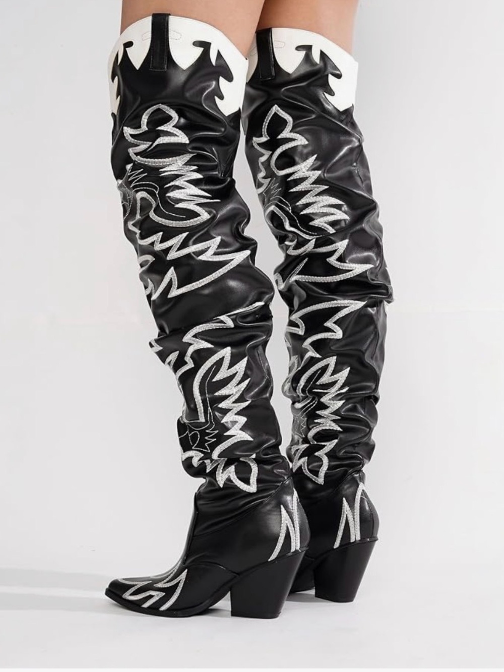 Thigh High Cowboy Boot